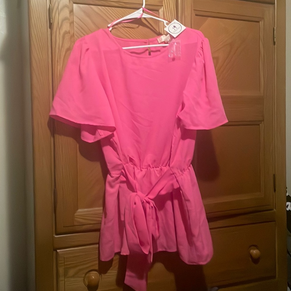 Pink boutique style shirt